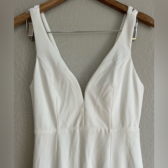 NWOT Love Galore White Mermaid Maxi Dress - Picture 4 of 7